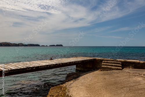 beach in paguera  majorca  spain