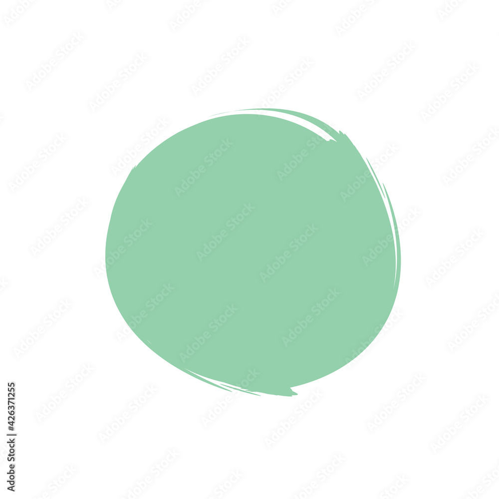 Color brush that has been painted into various shapes and text frames. Color brush that has been painted into various shapes and text frames.