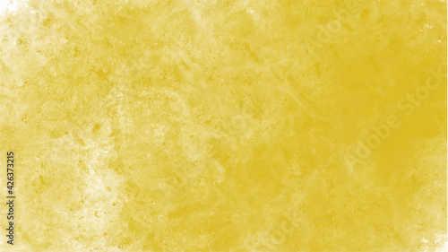 Yellow watercolor background for textures backgrounds and web banners design
