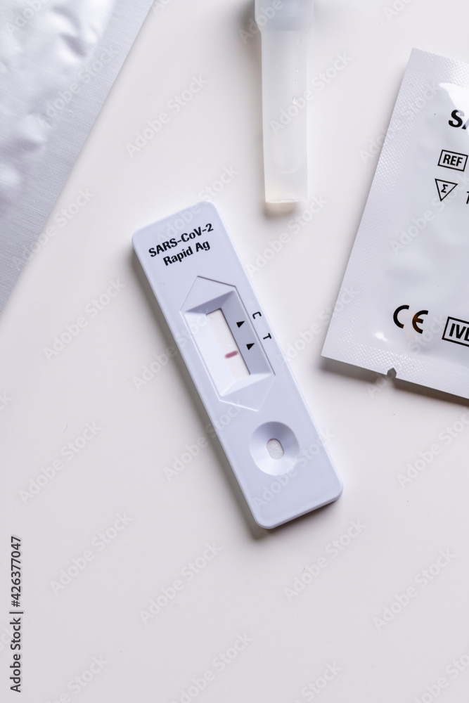 Sars Cov 2 rapid antigen test nasal kit. Self test. test at home. Corona, Covid 19. High quality photo Sars Cov 2 rapid antigen test nasal kit. Self test. test at home. Corona, Covid 19. High quality photo