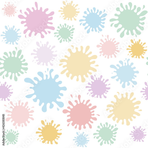 Pattern multicolored blots spots, texture, wallpaper background