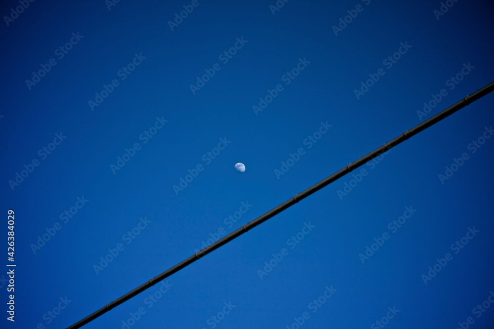drop on a blue sky drop on a blue sky
