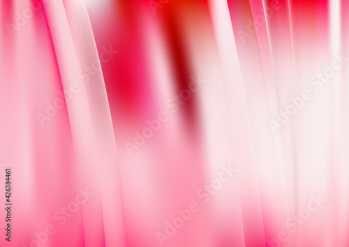 Abstract Pink and White Shiny Vertical Lines Background Illustration