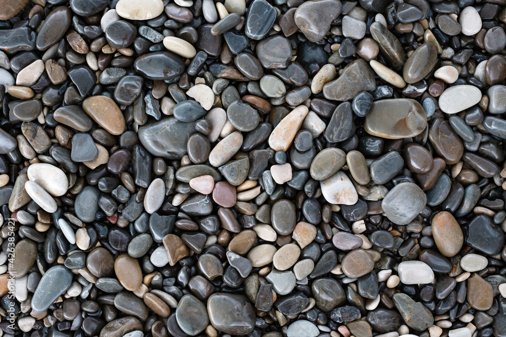 Background of dark gray stones Background of dark gray stones