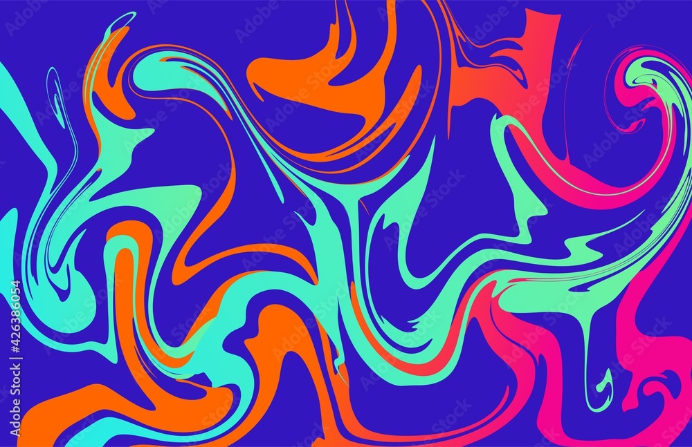 marbling texture colorful fluid art blue background marbling texture colorful fluid art blue background