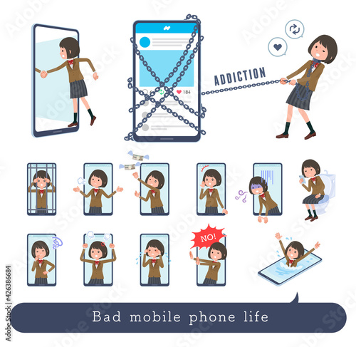 flat type school girl beige Blazer_Bad-mobile