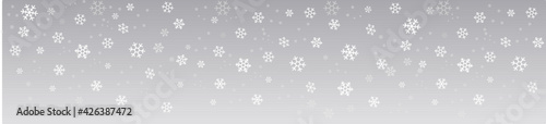 White snowflakes flying in the air. Snow flakes, snow vector background