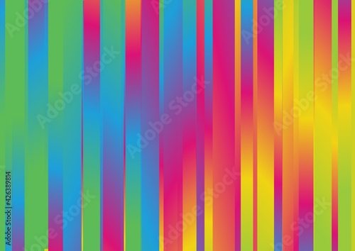 Colorful Gradient Parallel Vertical Stripes Background Vector Eps