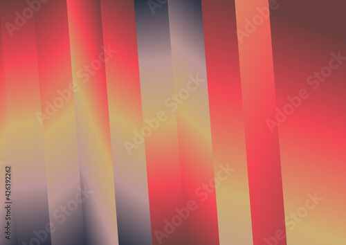 Parallel Vertical Lines Pink and Orange Gradient Background Vector Eps