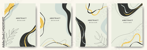 Modern abstract background.minimal trendy style with copy space for text - design templates good for postcards, poster, business card, flyer, brochure, magazine, social media and other. vector eps