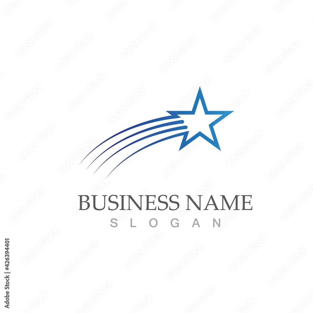 Obraz premium Star icon Template