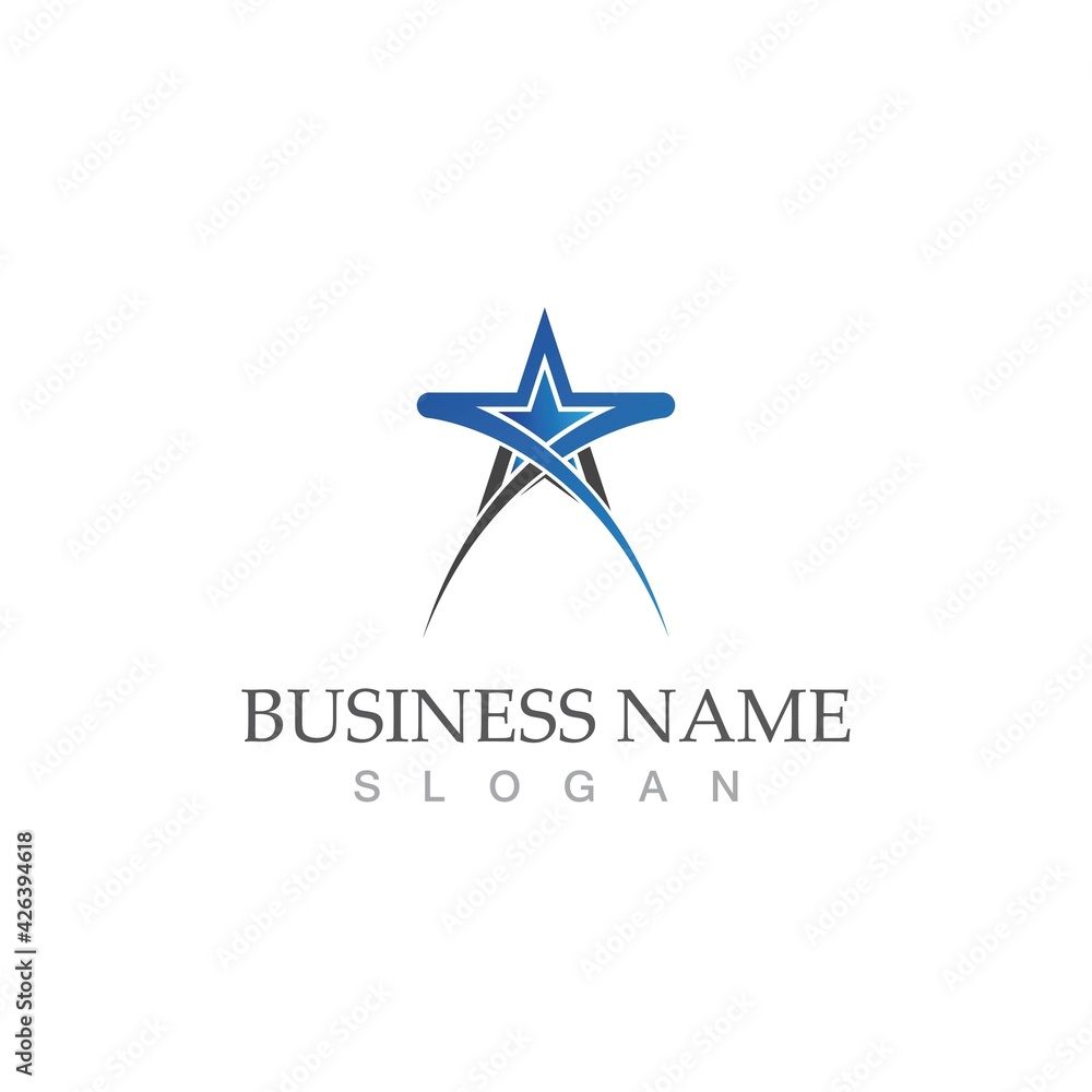 Obraz premium Star icon Template