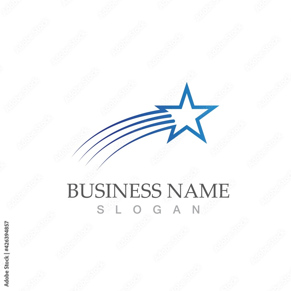 Obraz premium Star icon Template