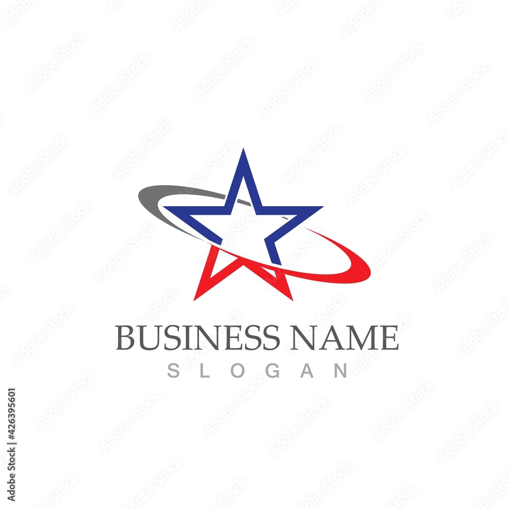 Obraz premium Star icon Template