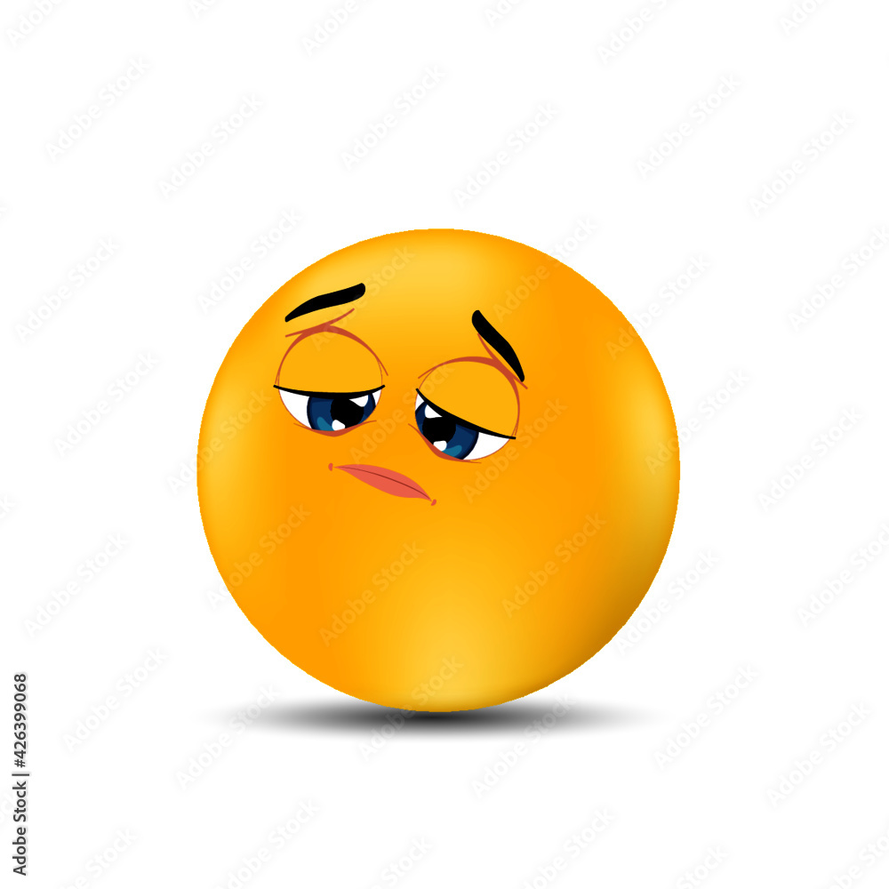 Fototapeta premium 3d smiley face with smile