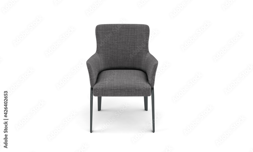 Chair Front View furniture 3D Rendering Chair Front View furniture 3D Rendering