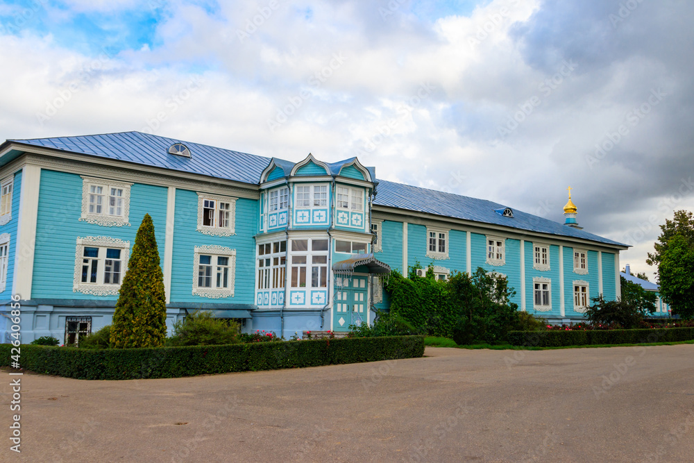 Fototapeta premium Church of Saint Equal-to-apostles Mary Magdalene in Holy Trinity-Saint Seraphim-Diveyevo convent in Diveyevo, Russia