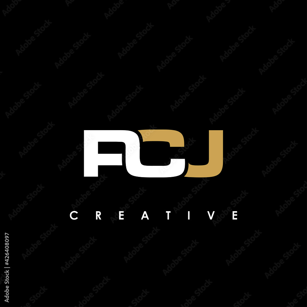 PCJ Letter Initial Logo Design Template Vector Illustration PCJ Letter Initial Logo Design Template Vector Illustration