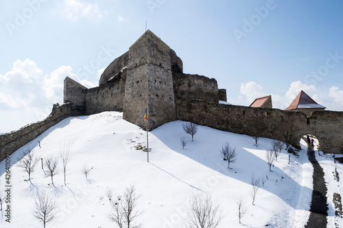 Rupea Citadel, one of the oldest archaeological sites in Romania. photo