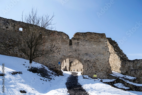 Rupea Citadel, one of the oldest archaeological sites in Romania. photo