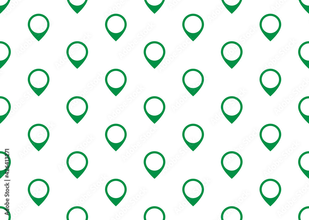 Location icon. For wrapping paper design and printing.