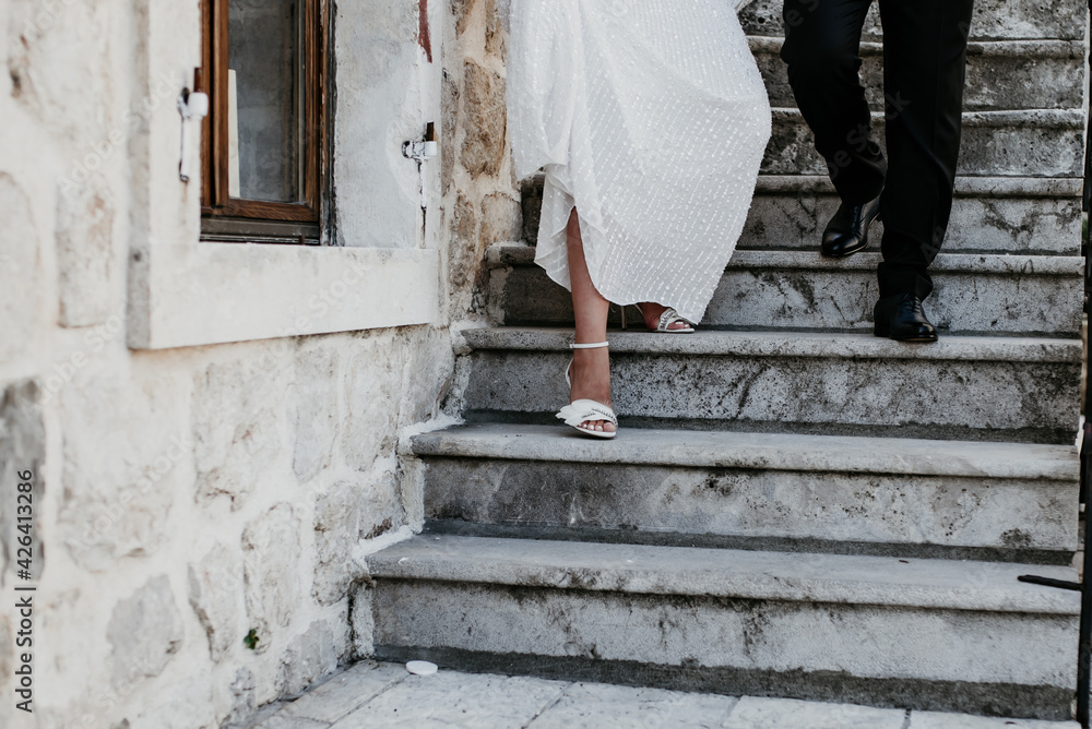 wedding heels white elegant soft bride
