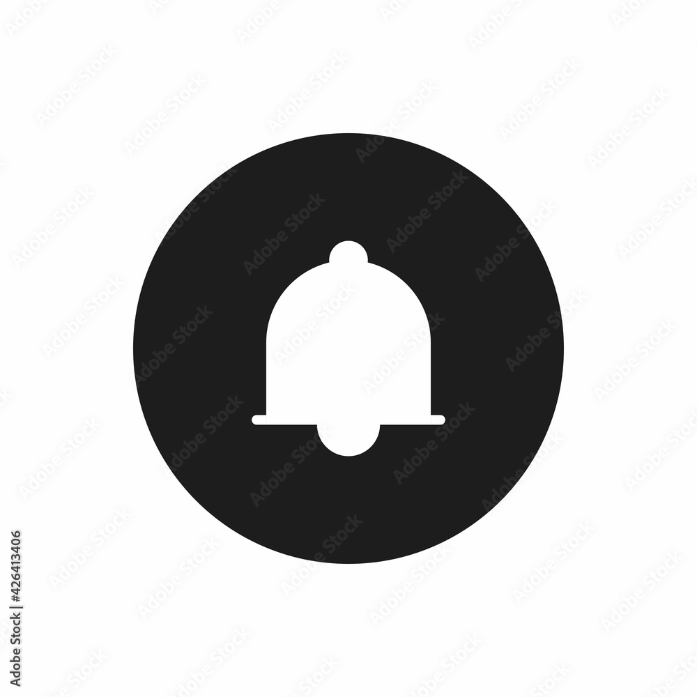 Bell Icon. Notification symbol for your web site design. Vector illustration. Bell Icon. Notification symbol for your web site design. Vector illustration.