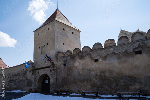 Rupea Citadel, one of the oldest archaeological sites in Romania. photo