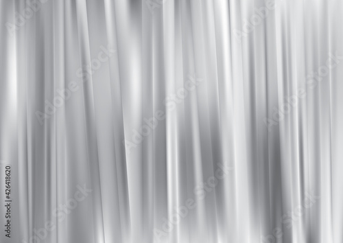 Abstract Light Grey Shiny Vertical Stripes Background