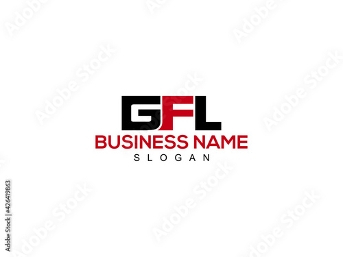 GFL Logo Letter Vector For Business photo