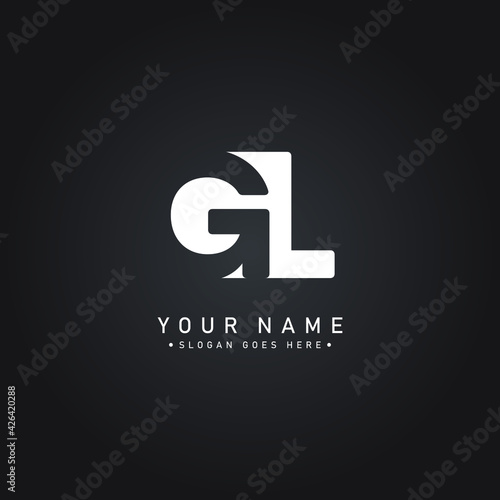 Initial Letter GL Logo - Minimal Business Logo