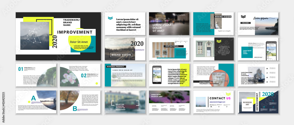 Set of business plan presentation template. Social media pack. Easy use in modern blog posts or Editable simple info banner, trendy book. For app, digital display style. Bright web flyer work. a4. ppt Set of business plan presentation template. Social media pack. Easy use in modern blog posts or Editable simple info banner, trendy book. For app, digital display style. Bright web flyer work. a4. ppt