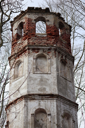 st. Georg chapel, ruins of old church near Blumenthal, Aichach, Germany photo