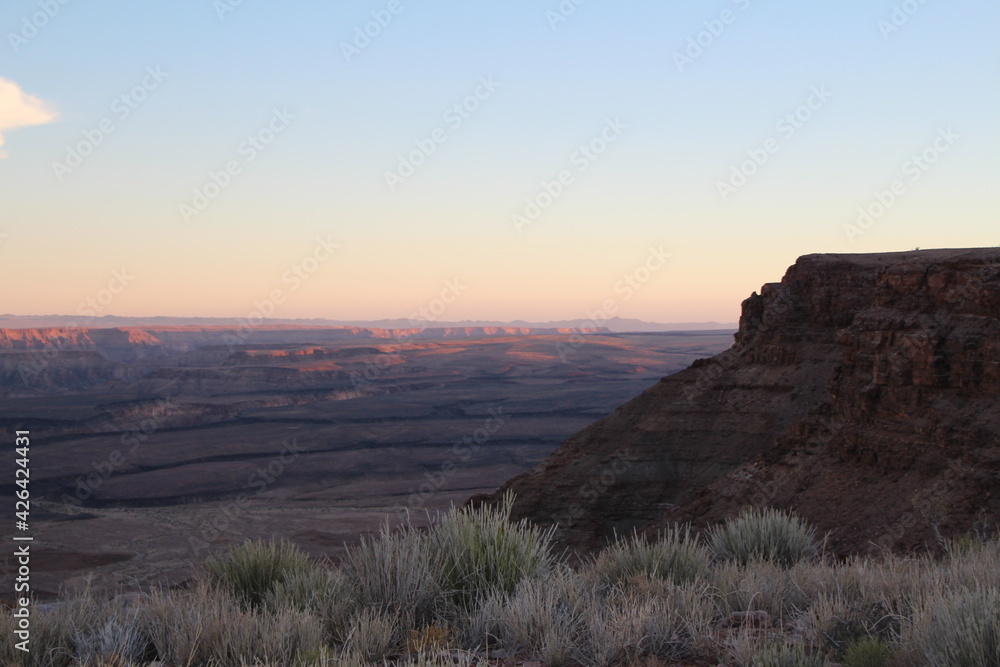 Fototapeta premium evening in the fish river canyon in namibia