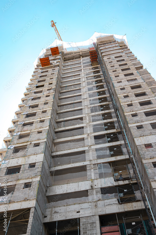 Fototapeta premium construção de predio urbano 