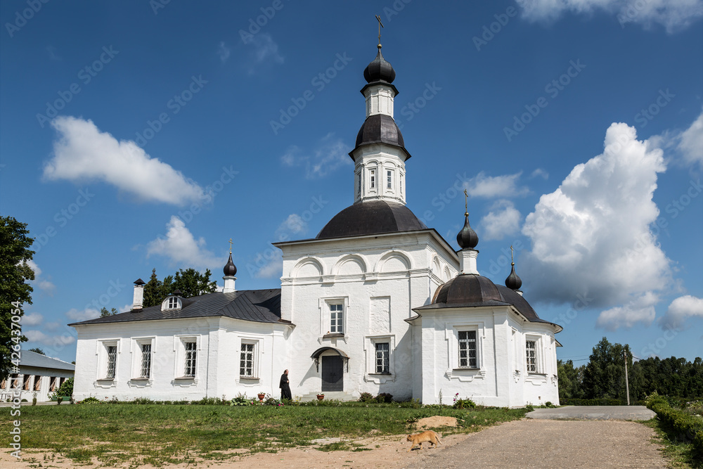 Assumption Cathedral, Kolotsky Monastery, 15th century, Mozhaisky district, Moscow region, Russia