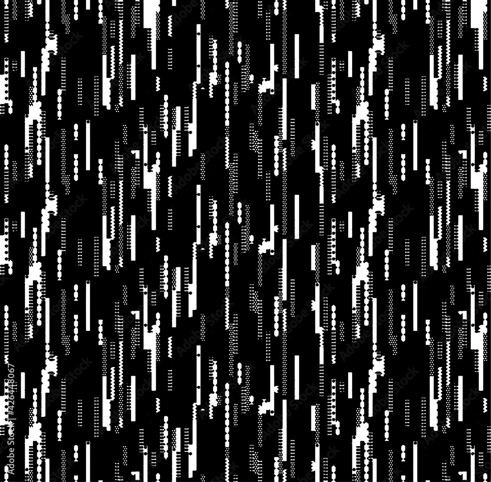 Rough, irregular texture composed of monochrome geometric elements. Overlay distressed grunge background. Abstract vector illustration. Isolated on white background. EPS10 Rough, irregular texture composed of monochrome geometric elements. Overlay distressed grunge background. Abstract vector illustration. Isolated on white background. EPS10