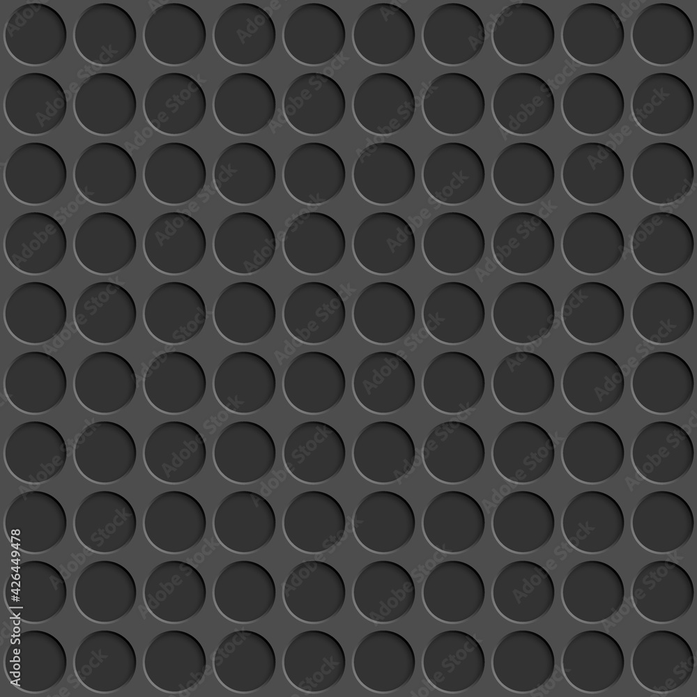 Abstract seamless pattern with circle holes in gray colors Abstract seamless pattern with circle holes in gray colors