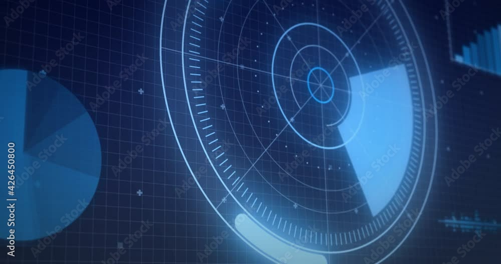 Animation of scopes scanning and statistics recording over grid Animation of scopes scanning and statistics recording over grid