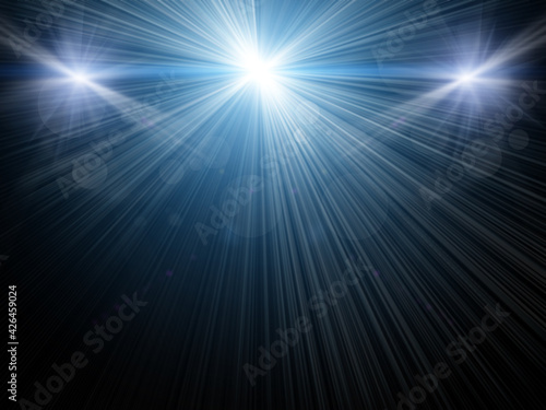 light beam set, ideal for illuminating and highlighting a celebrity or product