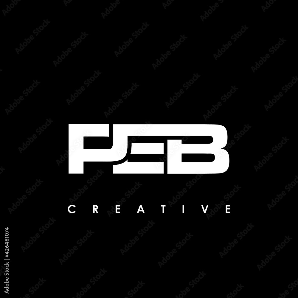 PEB Letter Initial Logo Design Template Vector Illustration PEB Letter Initial Logo Design Template Vector Illustration