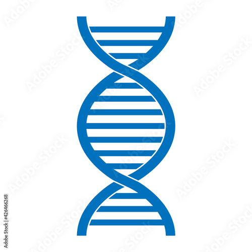 Medical scientific twisted helix structure abstract model of dna genes