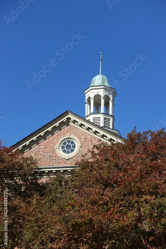 Steeple Rises Above the Trees in Chapel Hill, North Carolina