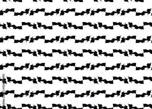 Vector texture background, seamless pattern. Hand drawn, black, white colors. © Textures Backgrounds