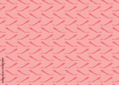 Vector texture background  seamless pattern. Hand drawn  red colors.
