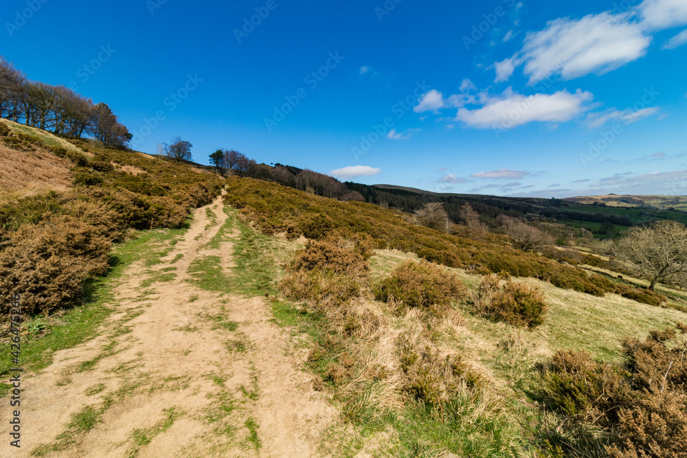 Peak District England, Trip back from Losehill Pike to the town of Hope Valey