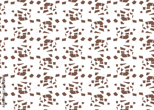 Vector texture background, seamless pattern. Hand drawn, brown, white colors.