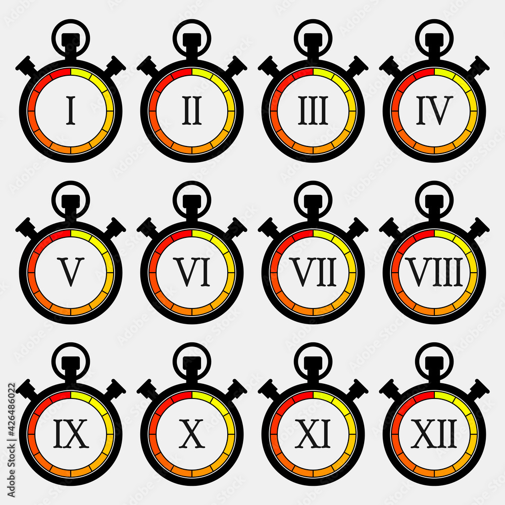 Antique countdown circle logo. Pocket Analog timer icons set. Illustration Old Clock picture, watch icon. Simple countdown sign. Antique countdown circle logo. Pocket Analog timer icons set. Illustration Old Clock picture, watch icon. Simple countdown sign.