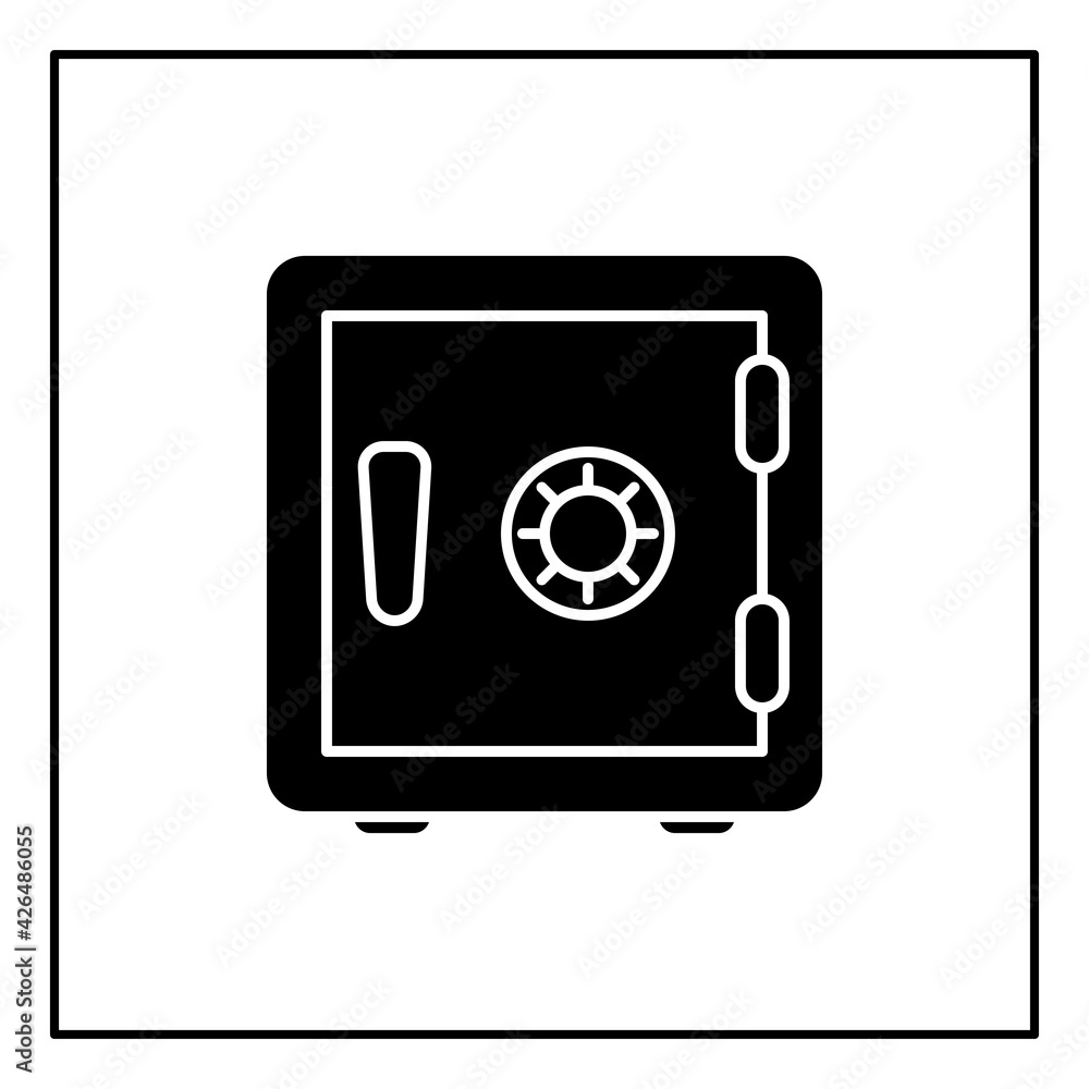 Bank safe icon. linear style closed safe isolated. Security single isolated modern line design icon safe vault. Bank line icon outline sign linear style pictogram. Editable stroke Bank safe icon. linear style closed safe isolated. Security single isolated modern line design icon safe vault. Bank line icon outline sign linear style pictogram. Editable stroke