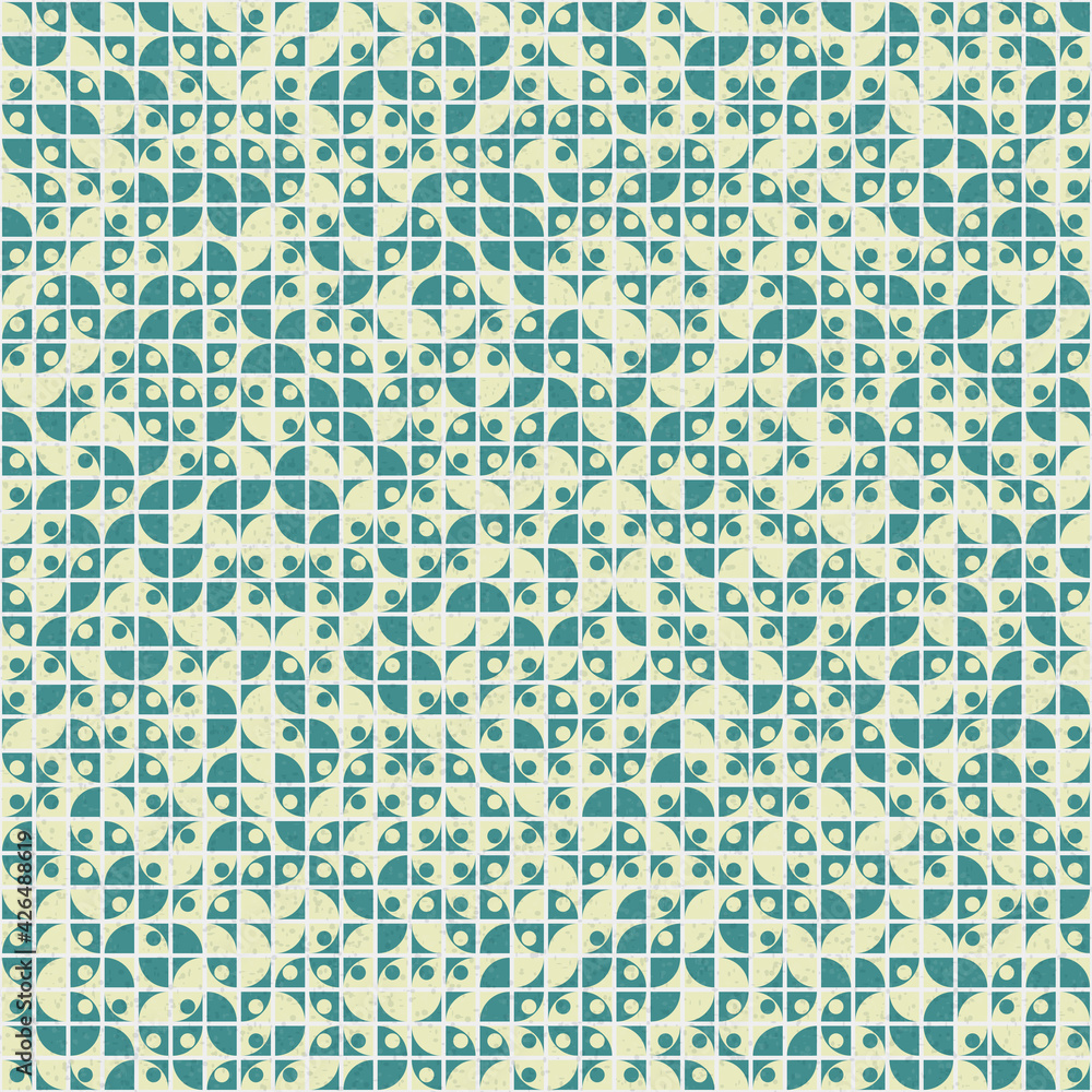 Fototapeta premium Abstract Geometric Pattern generative computational art illustration